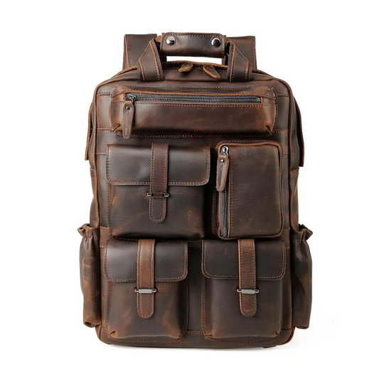 Men’s Horse Leather 15.6″ Laptop Backpack | Kevin