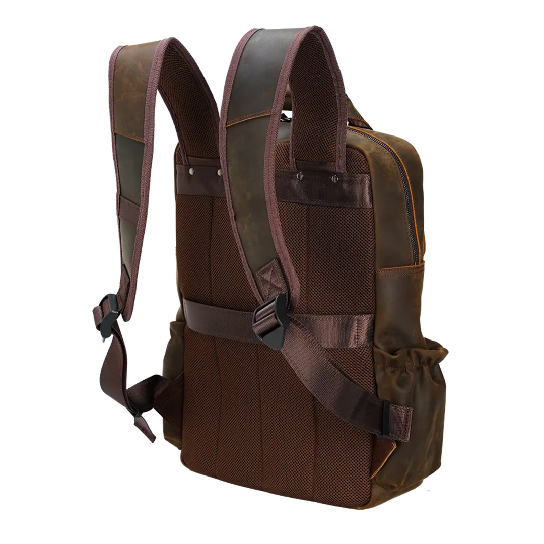 Men’s Horse Leather 15.6″ Laptop Backpack | Kevin