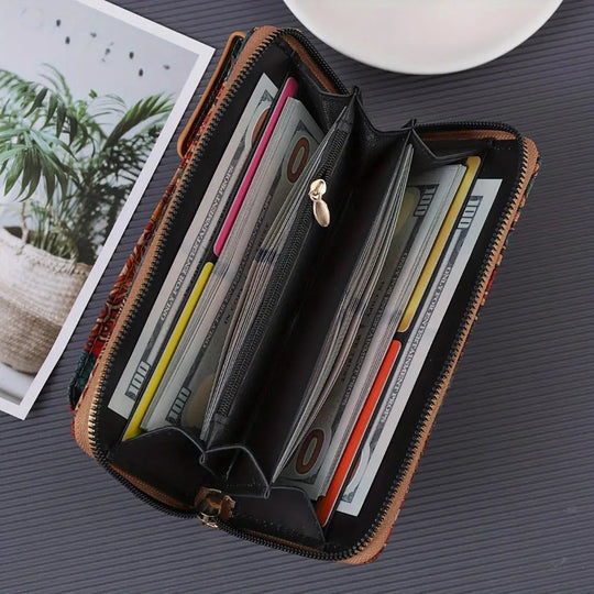 Women’s Boho Floral Crossbody Phone Wallet | Lila