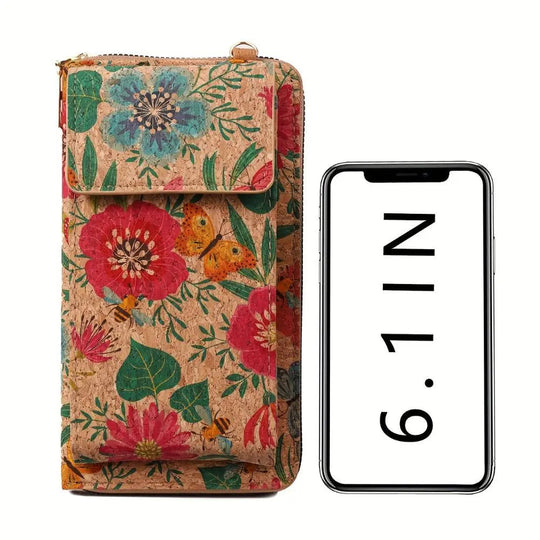 Women’s Boho Floral Crossbody Phone Wallet | Lila