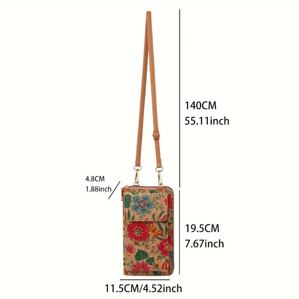Women’s Boho Floral Crossbody Phone Wallet | Lila