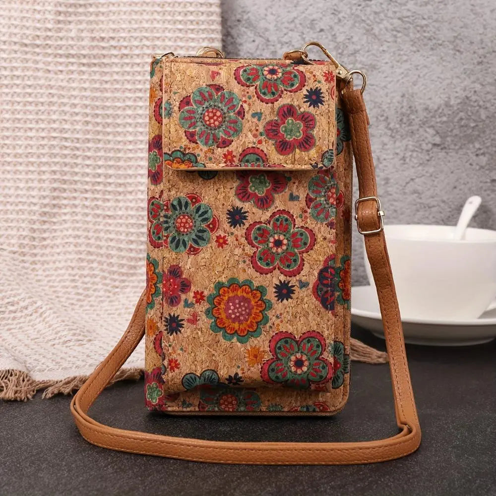 Women’s Boho Floral Crossbody Phone Wallet | Lila