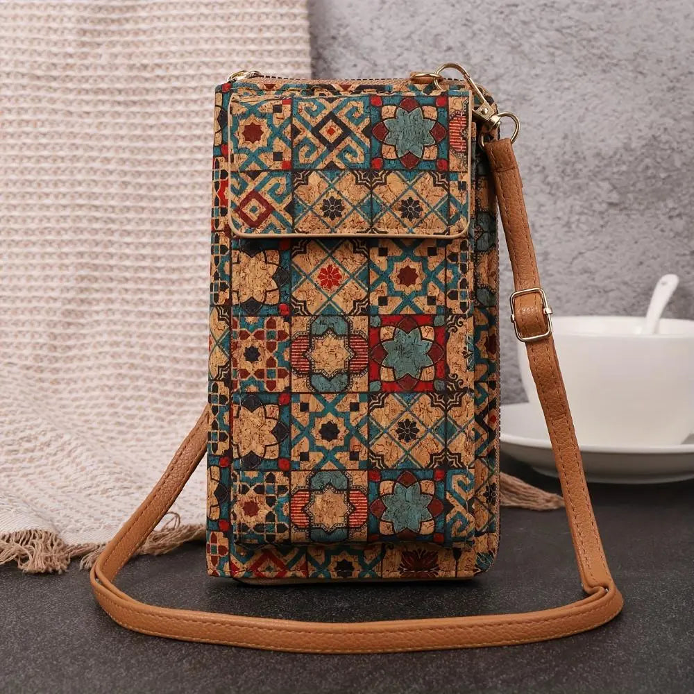 Women’s Boho Floral Crossbody Phone Wallet | Lila