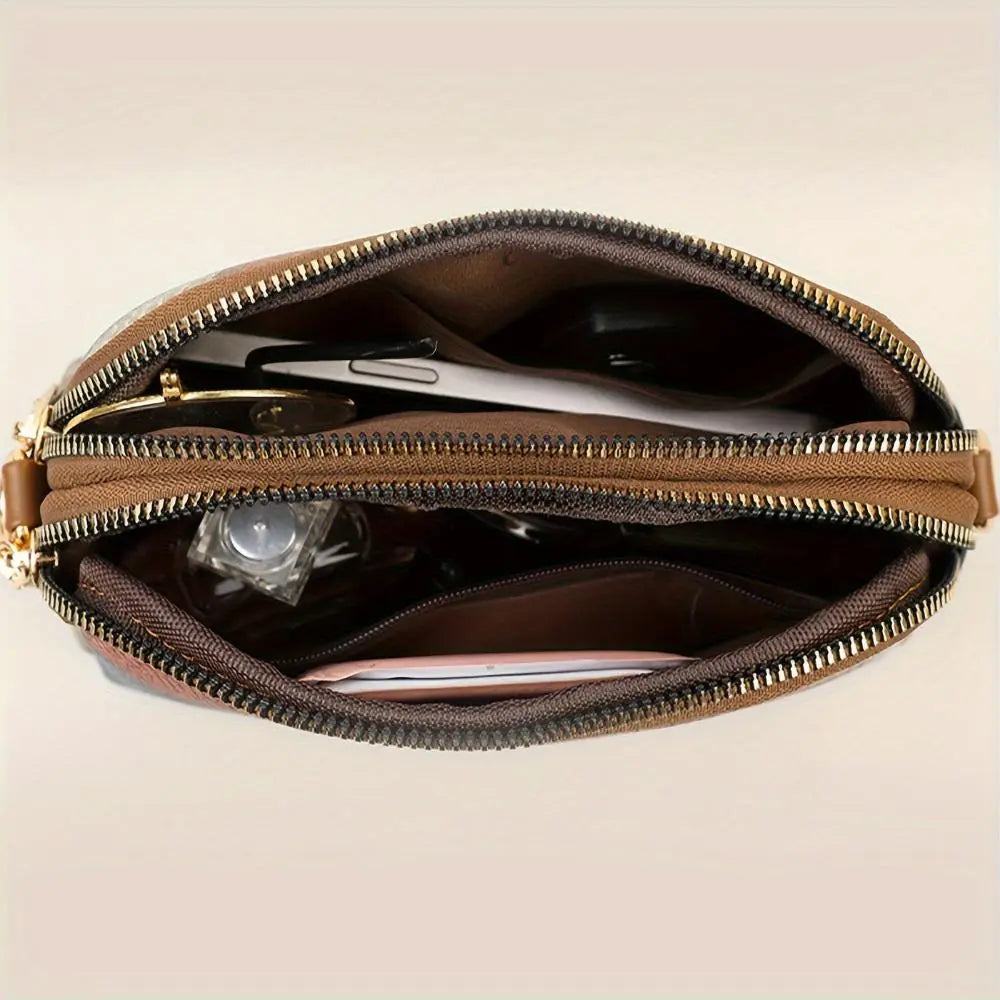 Women’s Patchwork Leather Mini Crossbody Bag | Luna