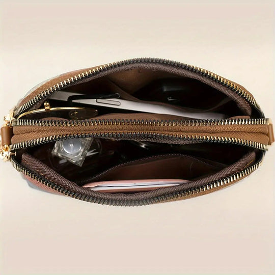 Women’s Patchwork Leather Mini Crossbody Bag | Luna