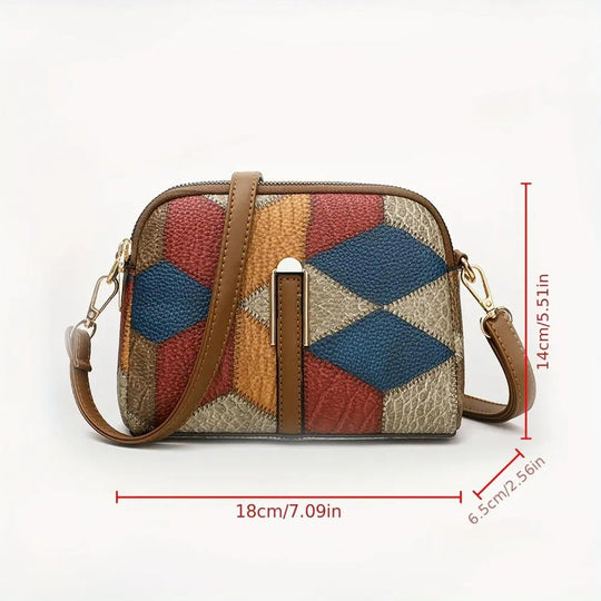 Women’s Patchwork Leather Mini Crossbody Bag | Luna
