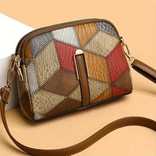 Women’s Patchwork Leather Mini Crossbody Bag | Luna
