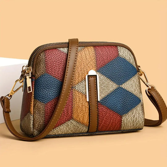 Women’s Patchwork Leather Mini Crossbody Bag | Luna