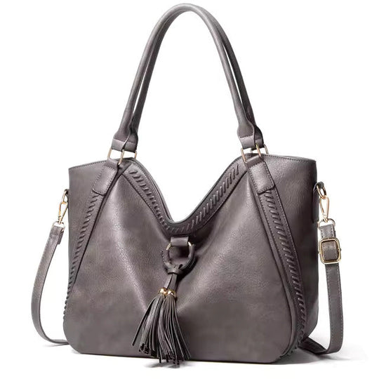 Women’s Brown Leather Large Shoulder Bag | Nellie