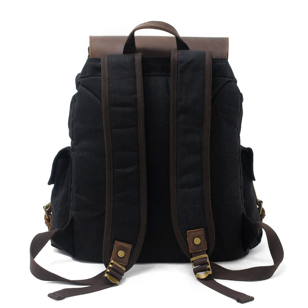 Unisex Vintage Waxed Canvas Travel Backpack | Jacob