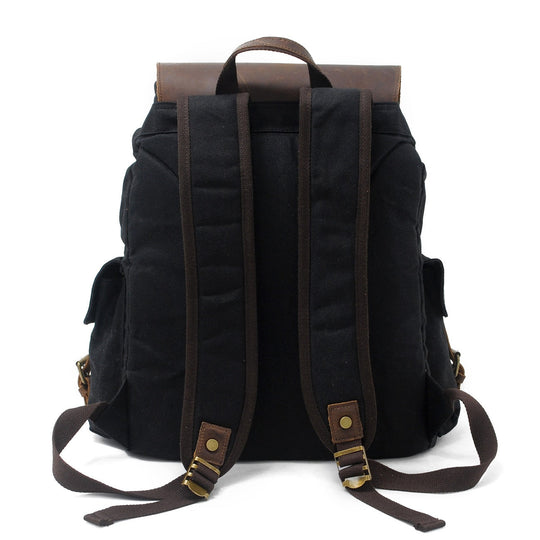 Unisex Vintage Waxed Canvas Travel Backpack | Jacob