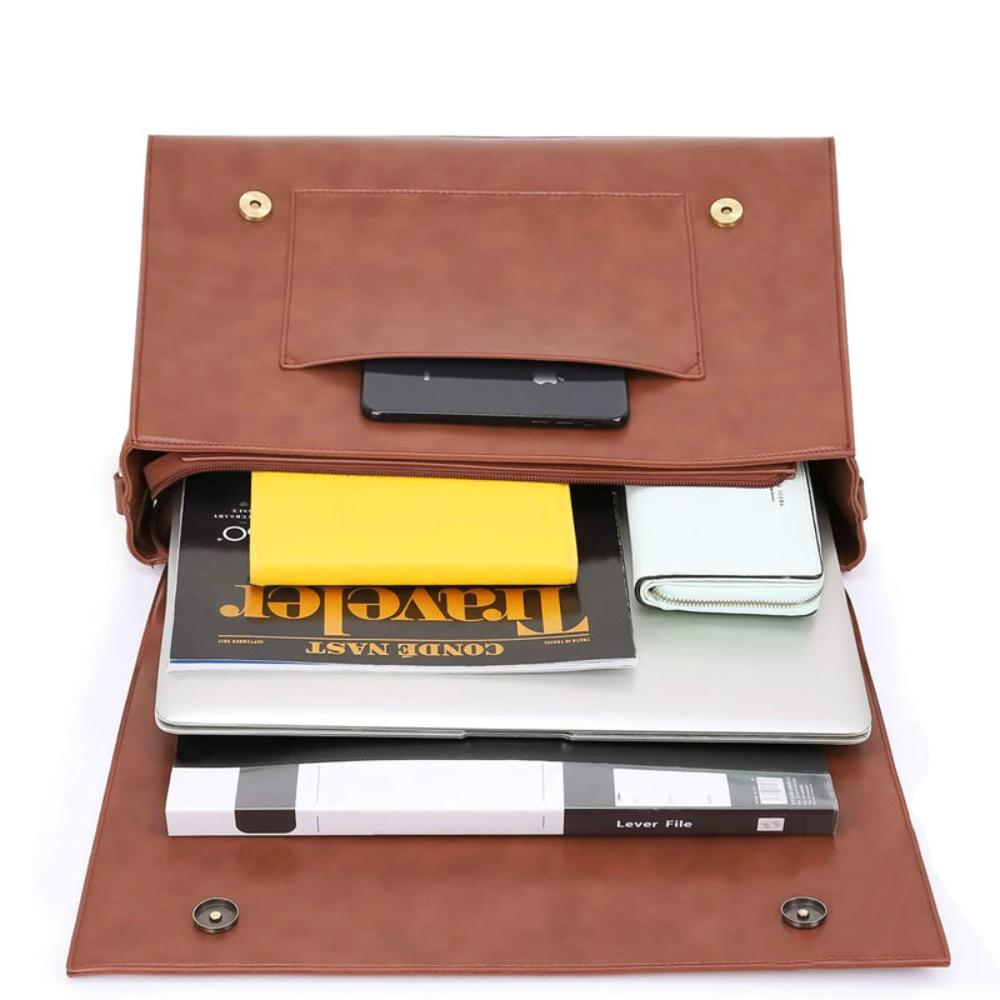 Women’s Brown Leather Bow-Tie Satchel Bag – Elegant Laser-Cut Top Handle & Shoulder Handbag