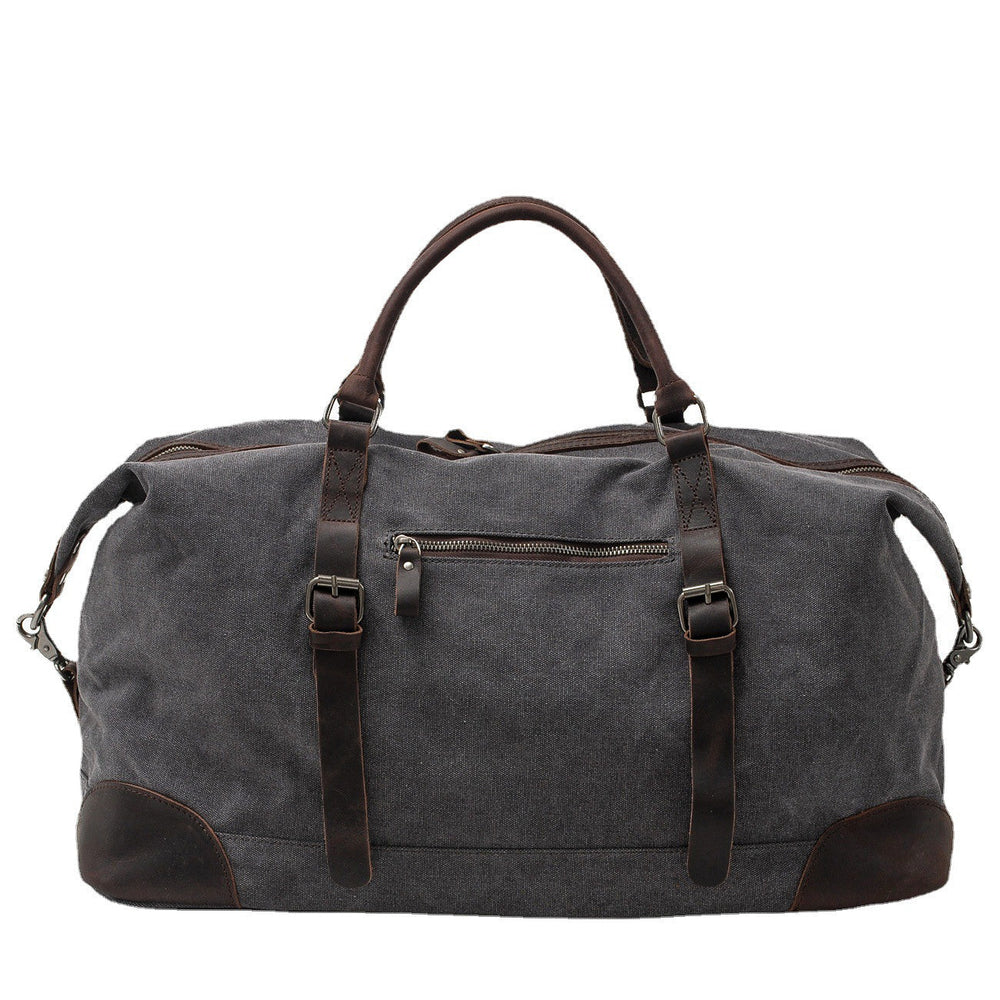 Unisex Heavy-Duty Canvas Leather Large Travel Duffel | Thomas