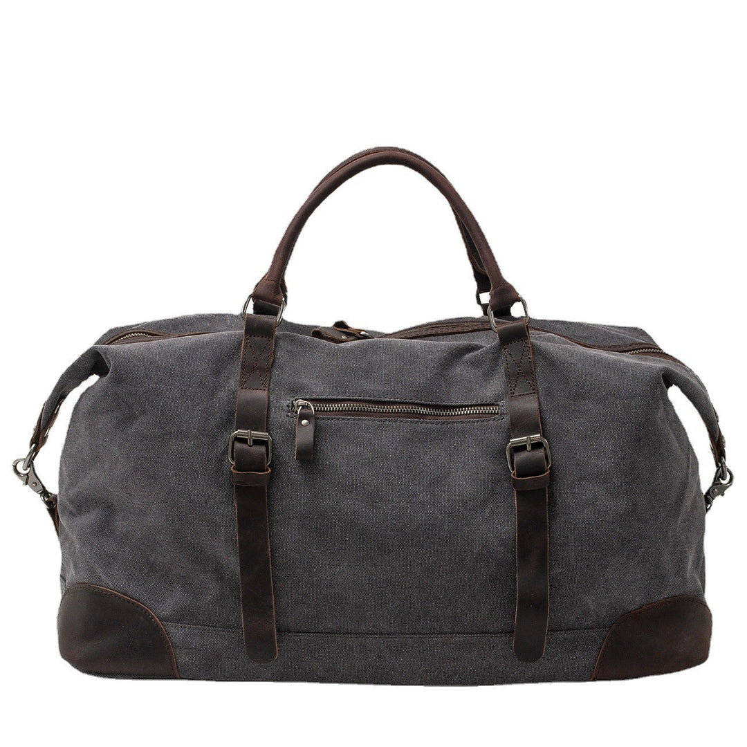 Unisex Heavy-Duty Canvas Leather Large Travel Duffel | Thomas