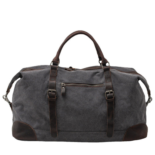 Unisex Heavy-Duty Canvas Leather Large Travel Duffel | Thomas