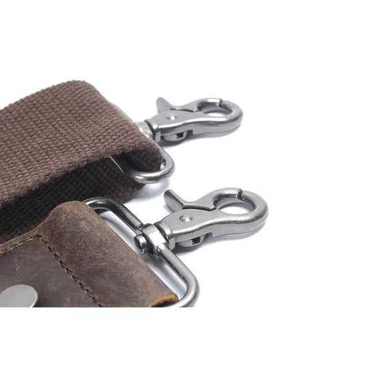 Unisex Waxed Canvas Leather Large Travel Duffel | Christopher