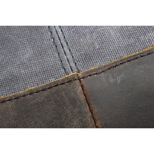 Unisex Waxed Canvas Leather Large Travel Duffel | Christopher