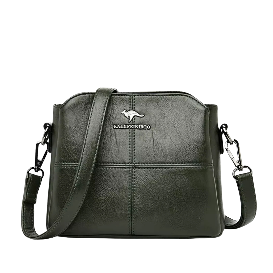 Women’s Compact Leather Crossbody Bag with Adjustable Strap | Liana