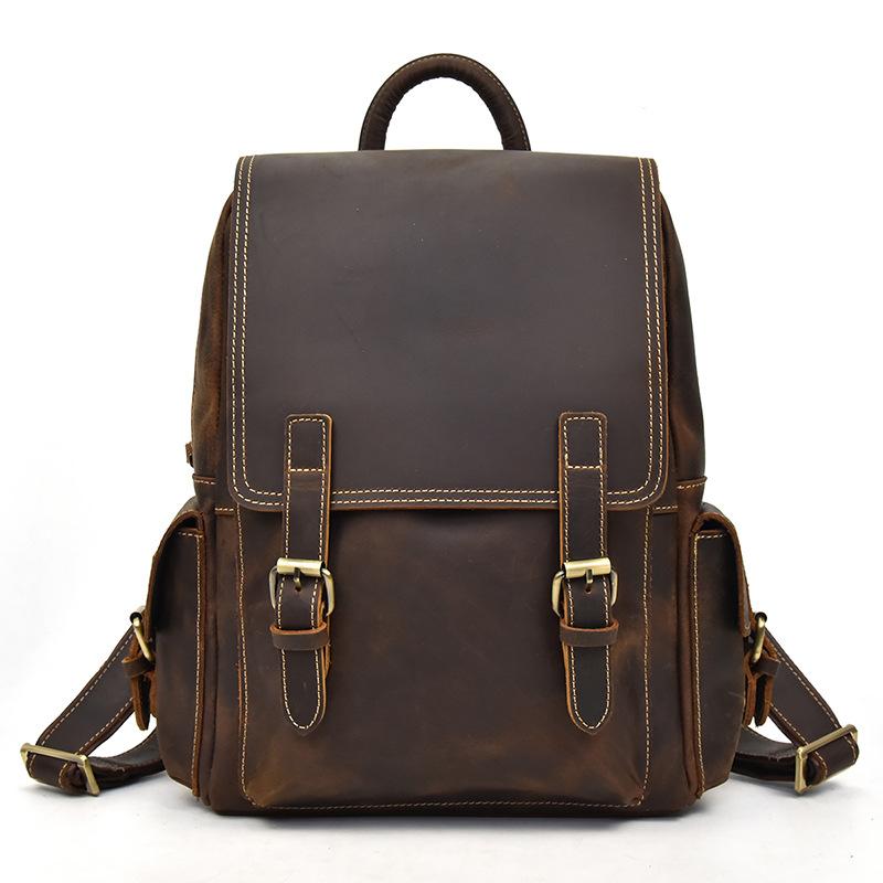 Women’s Water-Resistant Full-Grain Leather Backpack | Nathan