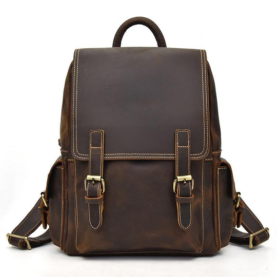 Women’s Water-Resistant Full-Grain Leather Backpack | Nathan
