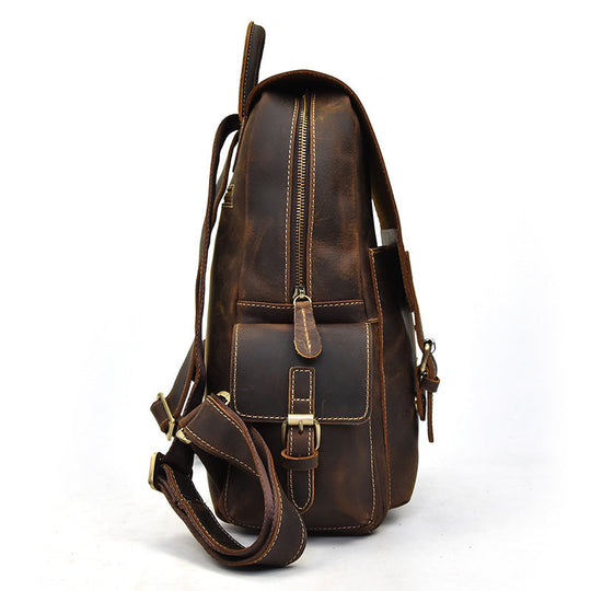 Women’s Water-Resistant Full-Grain Leather Backpack | Nathan