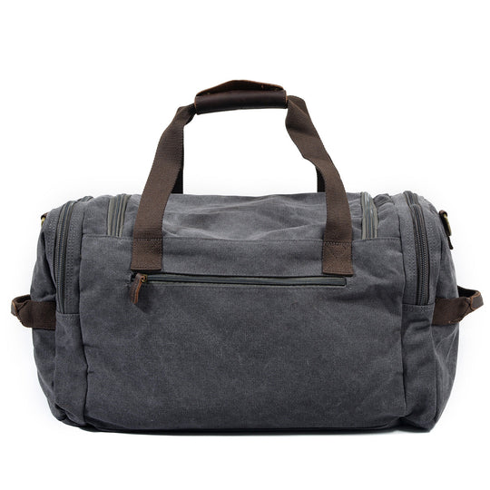 Men’s Waxed Canvas Leather Duffle Bag | David