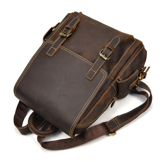 Women’s Water-Resistant Full-Grain Leather Backpack | Nathan