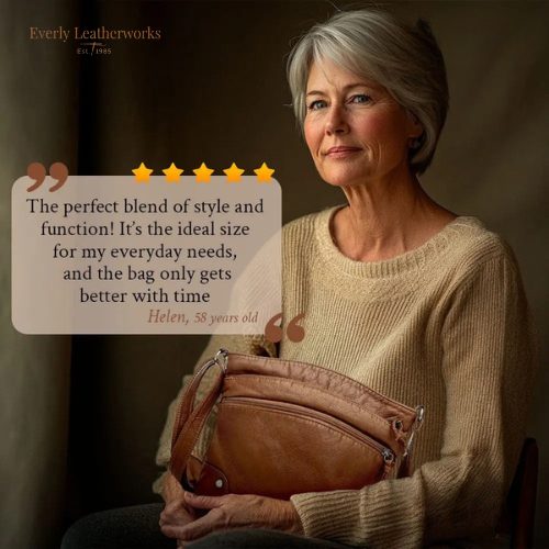 Women’s Small Brown Leather Crossbody Bag | Zoe Everyday Purse